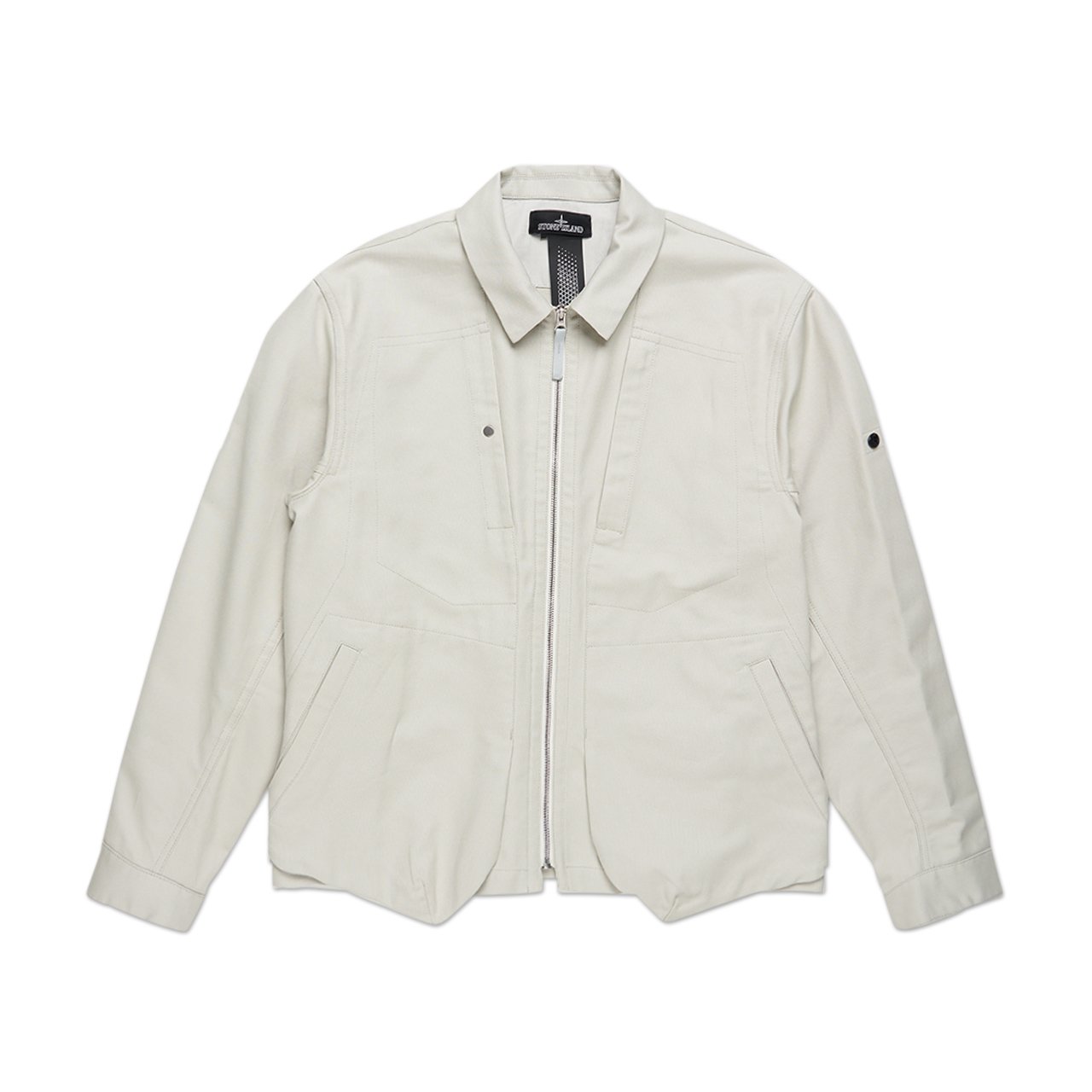 stone island shadow project stone island shadow project overshirt jacket (cream)