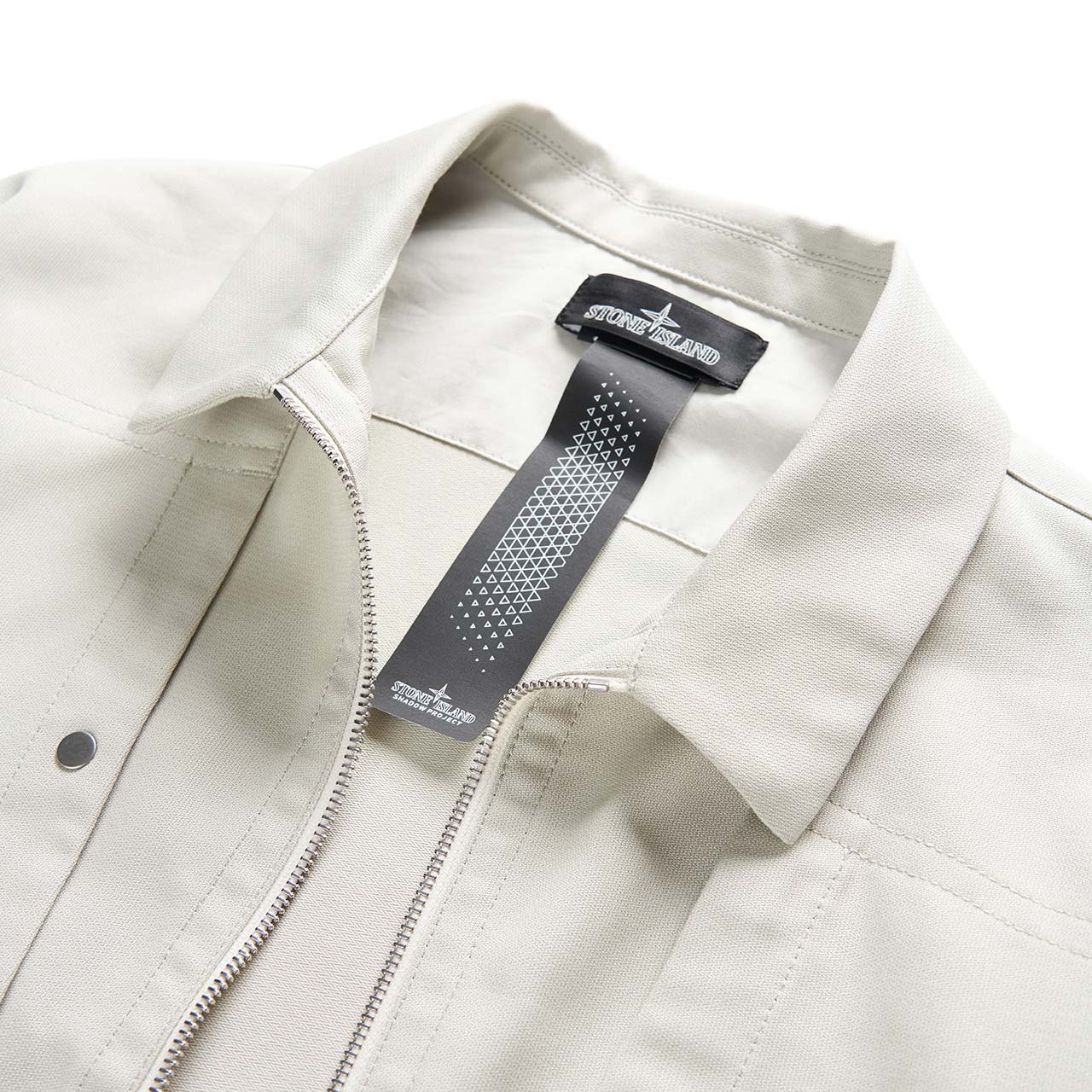stone island shadow project stone island shadow project overshirt jacket (cream)