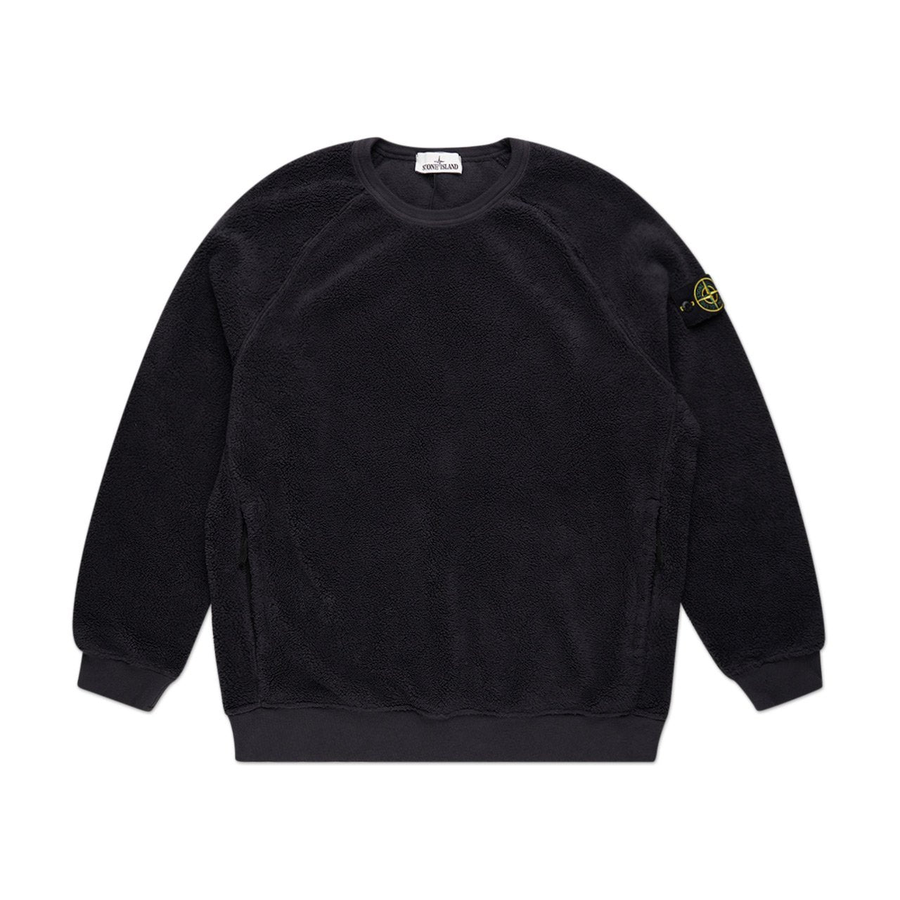 stone island stone island fleece sweatshirt (navy)