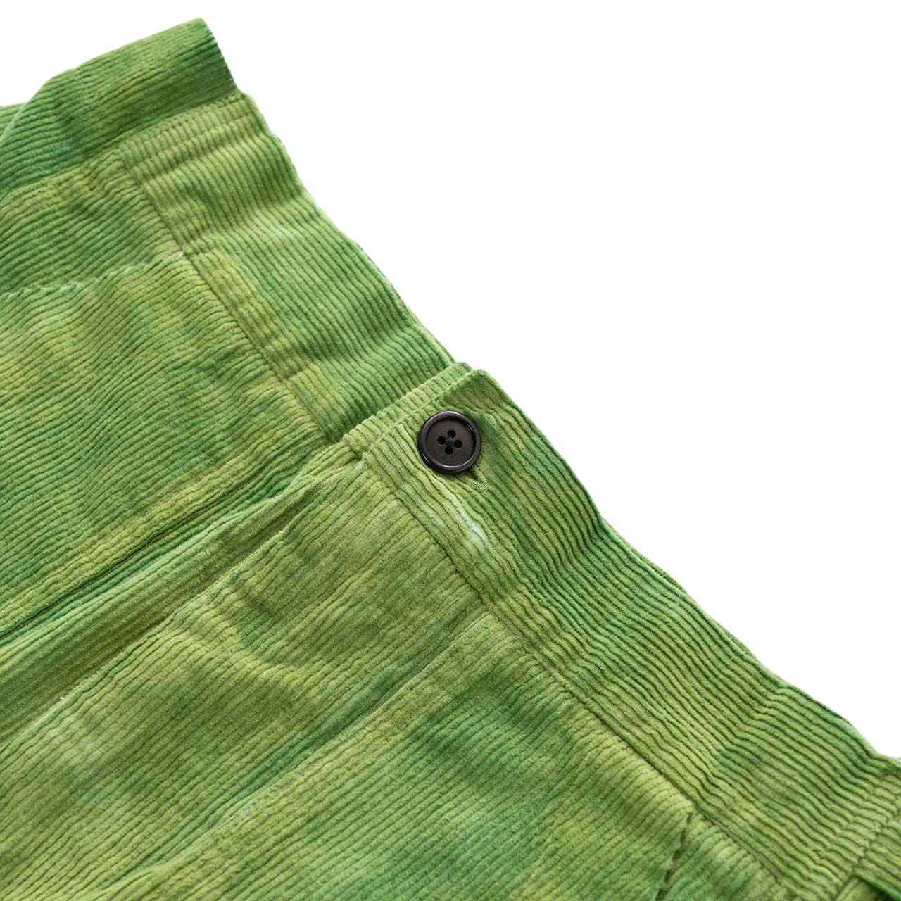 henrik vibskov henrik vibskov crumpet corduroy pants (black / green)