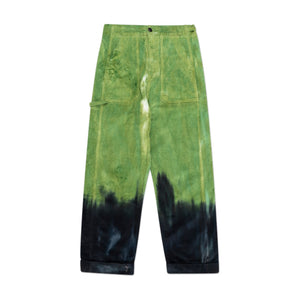 henrik vibskov henrik vibskov crumpet corduroy pants (black / green)
