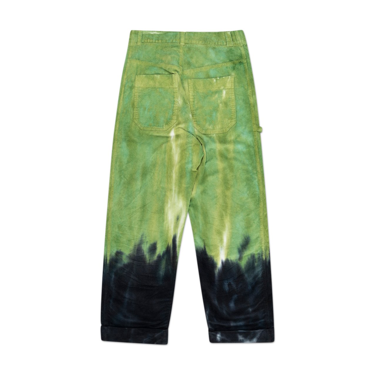 henrik vibskov henrik vibskov crumpet corduroy pants (black / green)