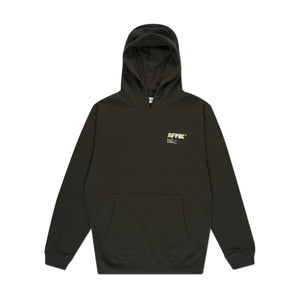 affxwrks affxwrks a.i. standardised logo hoodie (rosin green)
