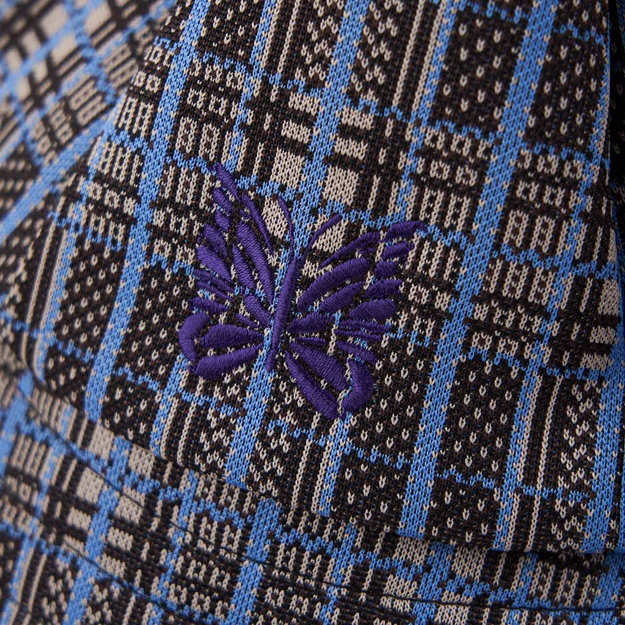 needles needles bermuda poly jacquard hat (plaid)