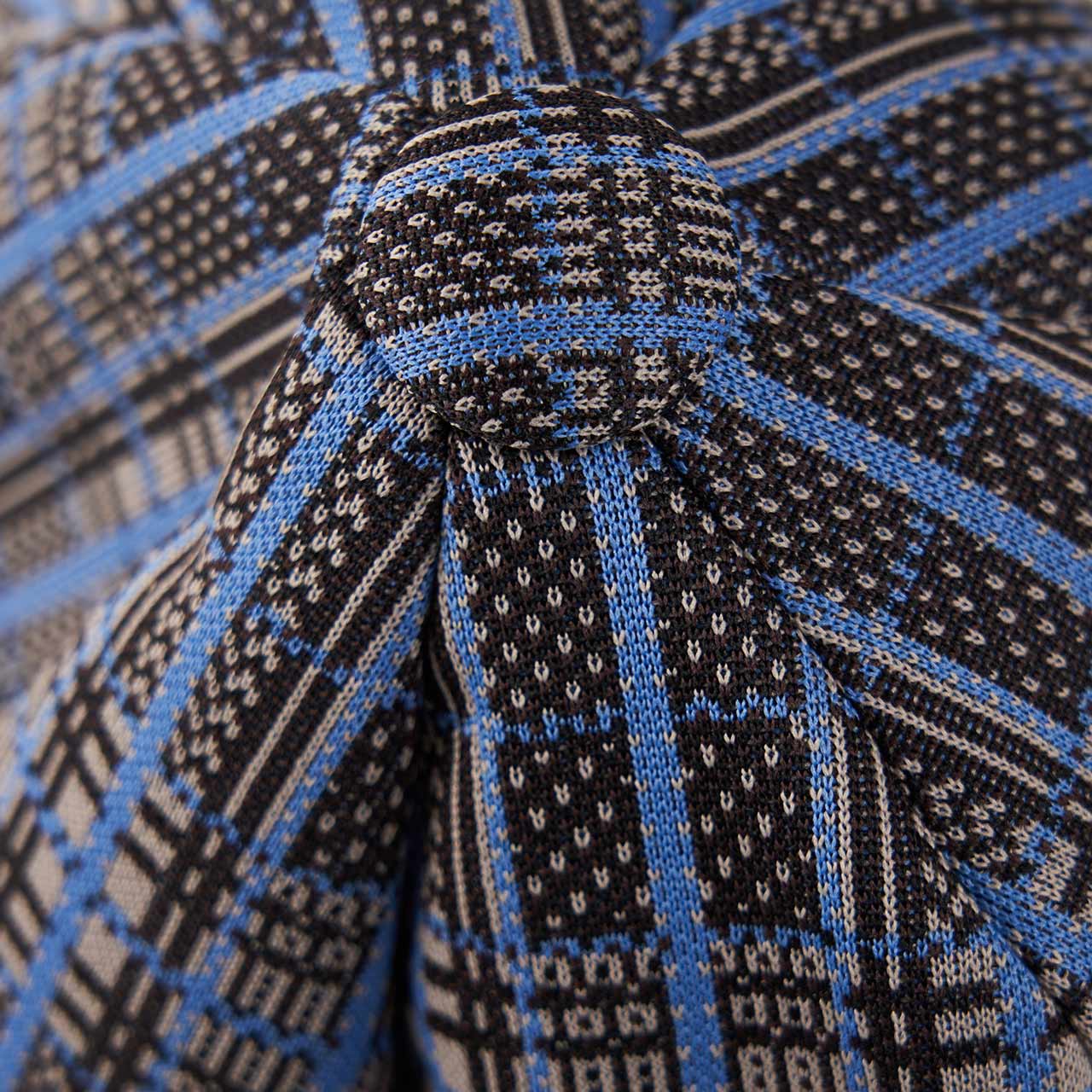 needles needles bermuda poly jacquard hat (plaid)