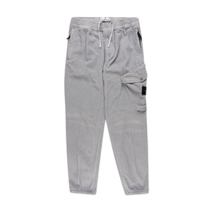 stone island stone island corduroy cargo pants (grey)