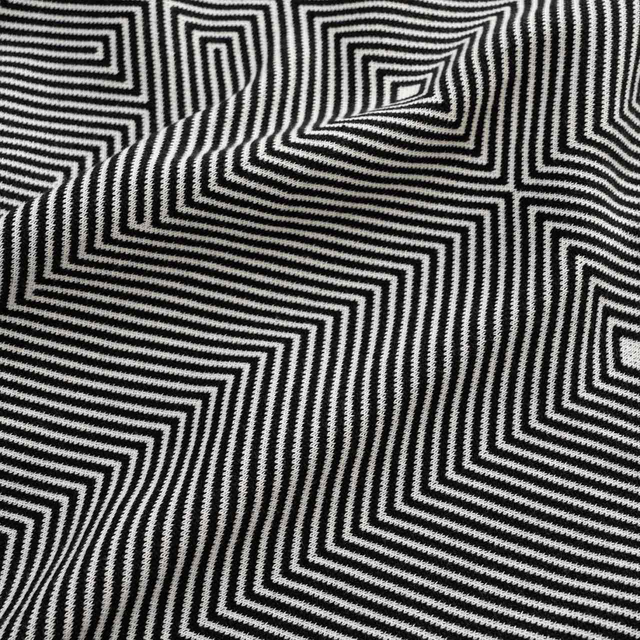 fucking awesome fucking awesome 'hurt your eyes' longsleeve polo (black / white)