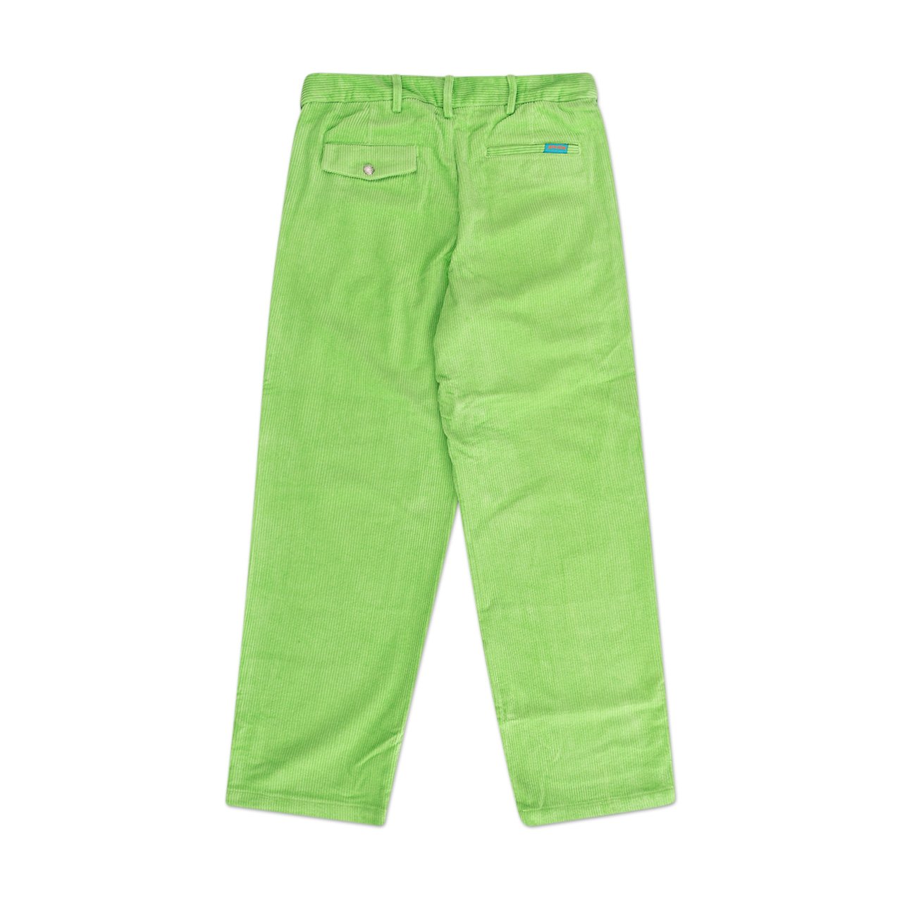 fucking awesome fucking awesome pleated corduroy chinos (lime green)