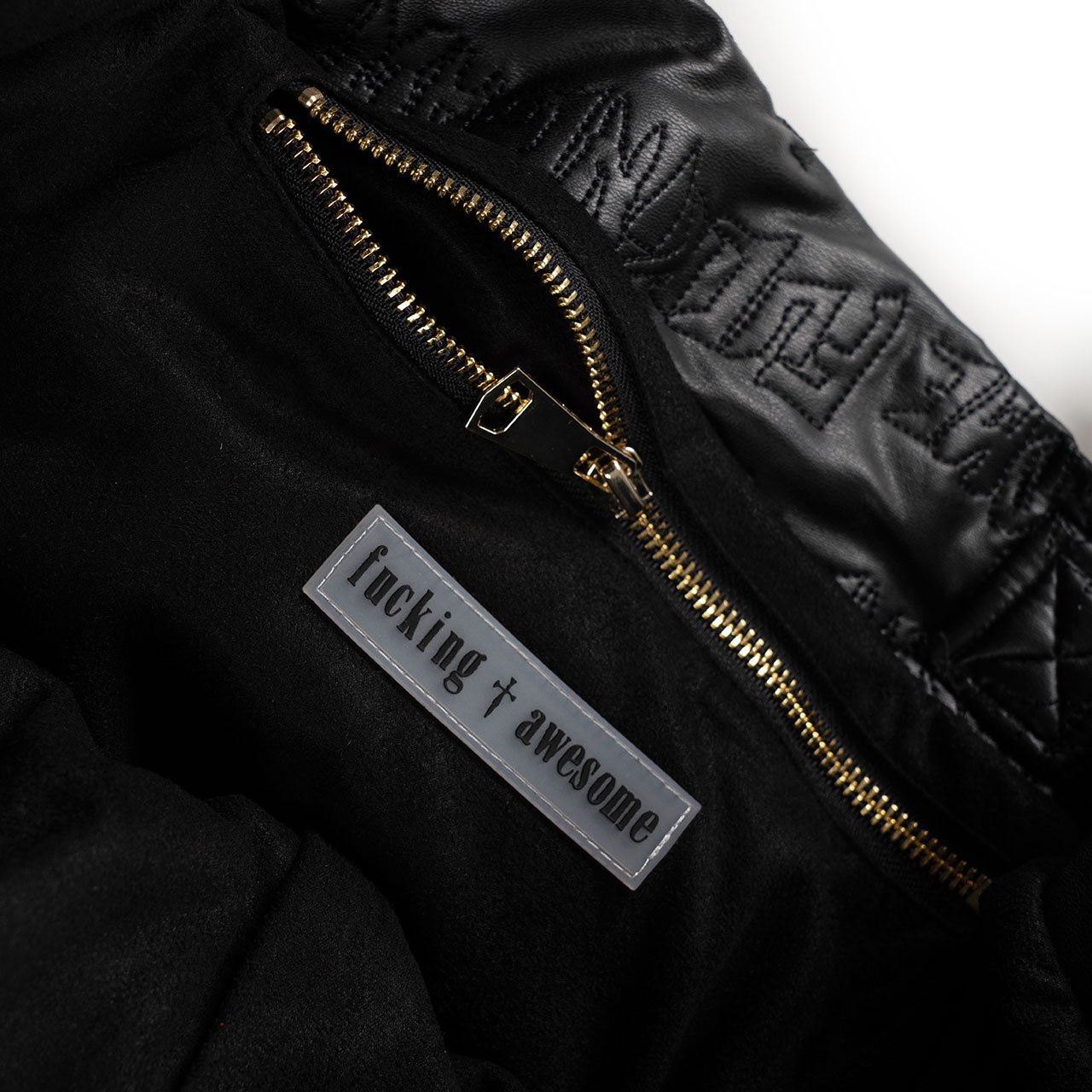 fucking awesome fucking awesome puffer tote bag (black) p709134-001