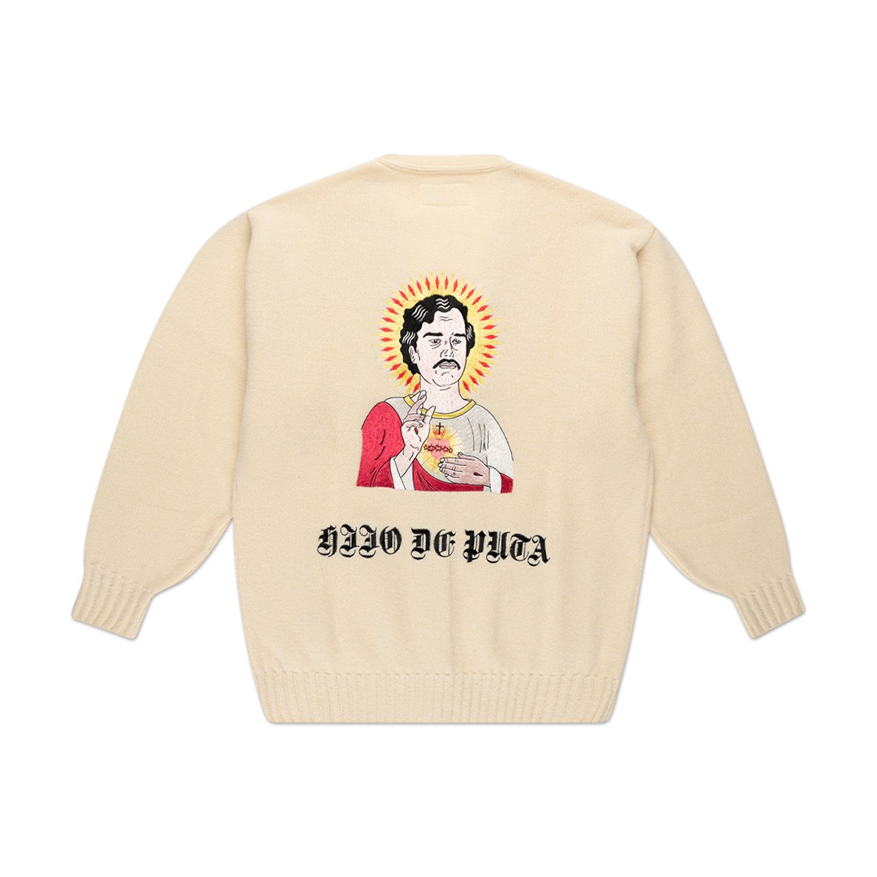 wacko maria wacko maria classic cardigan (type-2) (white)