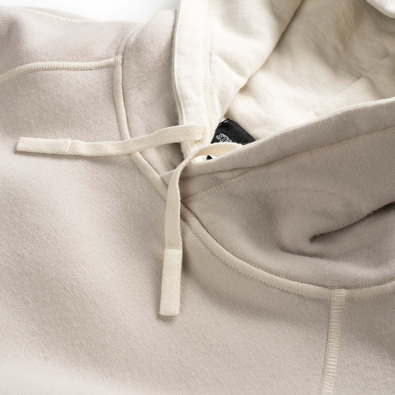 stone island shadow project stone island shadow project hooded sweatshirt (pearl grey)