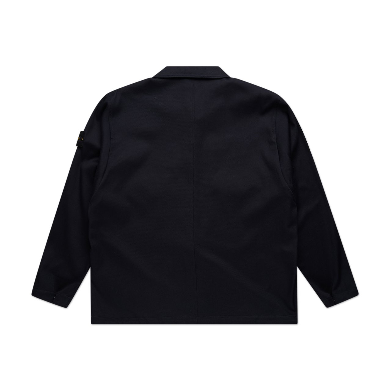 stone island stone island three quarter zip shirt (navy)