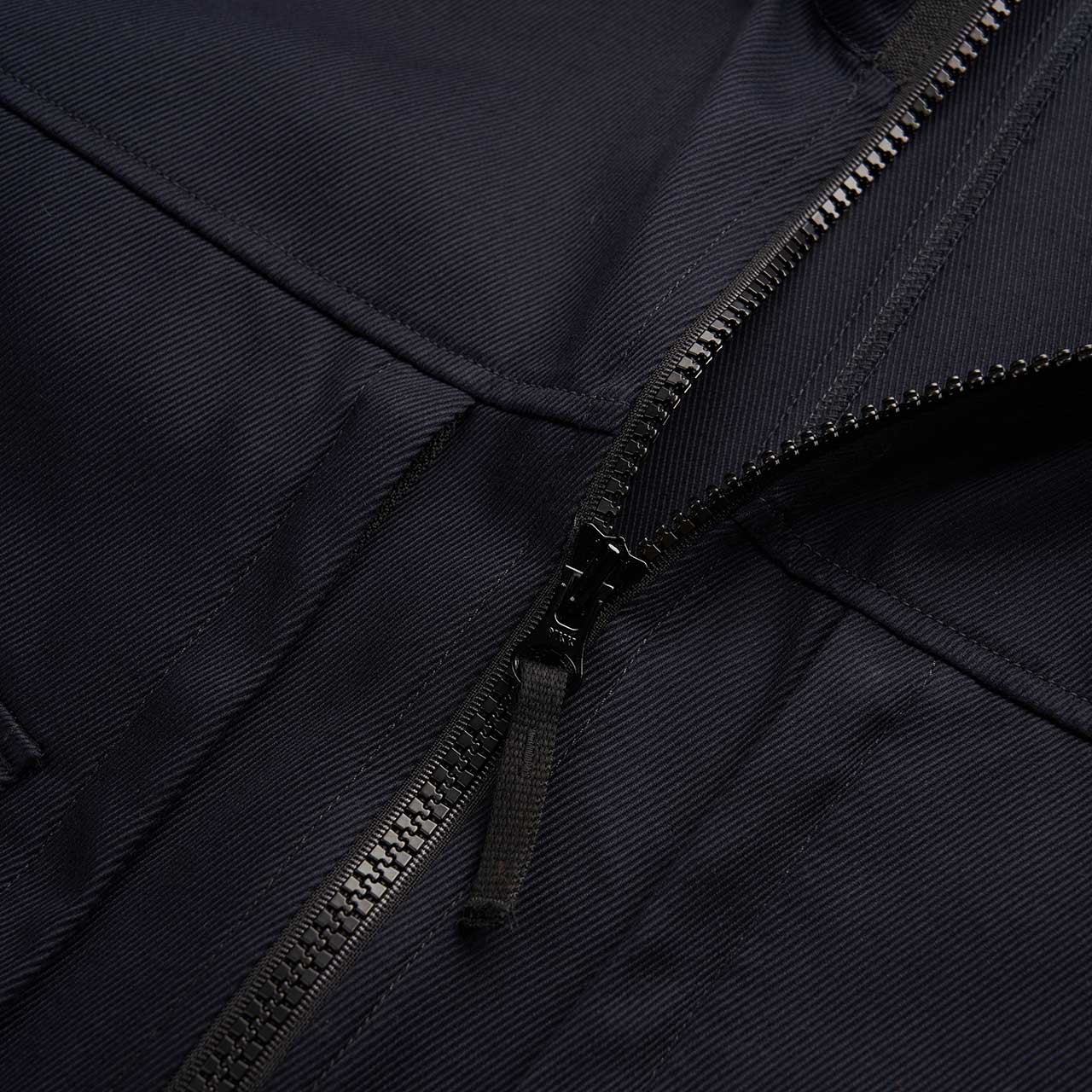 stone island stone island three quarter zip shirt (navy)