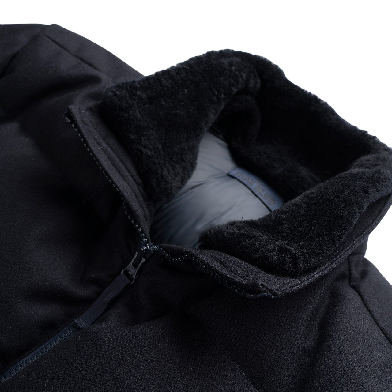 stone island stone island ghost piece down jacket (black)