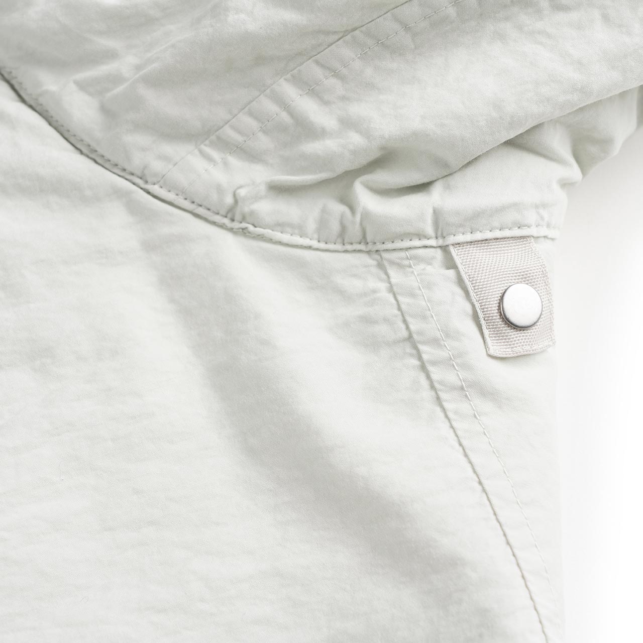 stone island shadow project stone island shadow project brushed nylon parka (pearl grey)