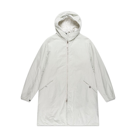 stone island shadow project stone island shadow project brushed nylon parka (pearl grey)