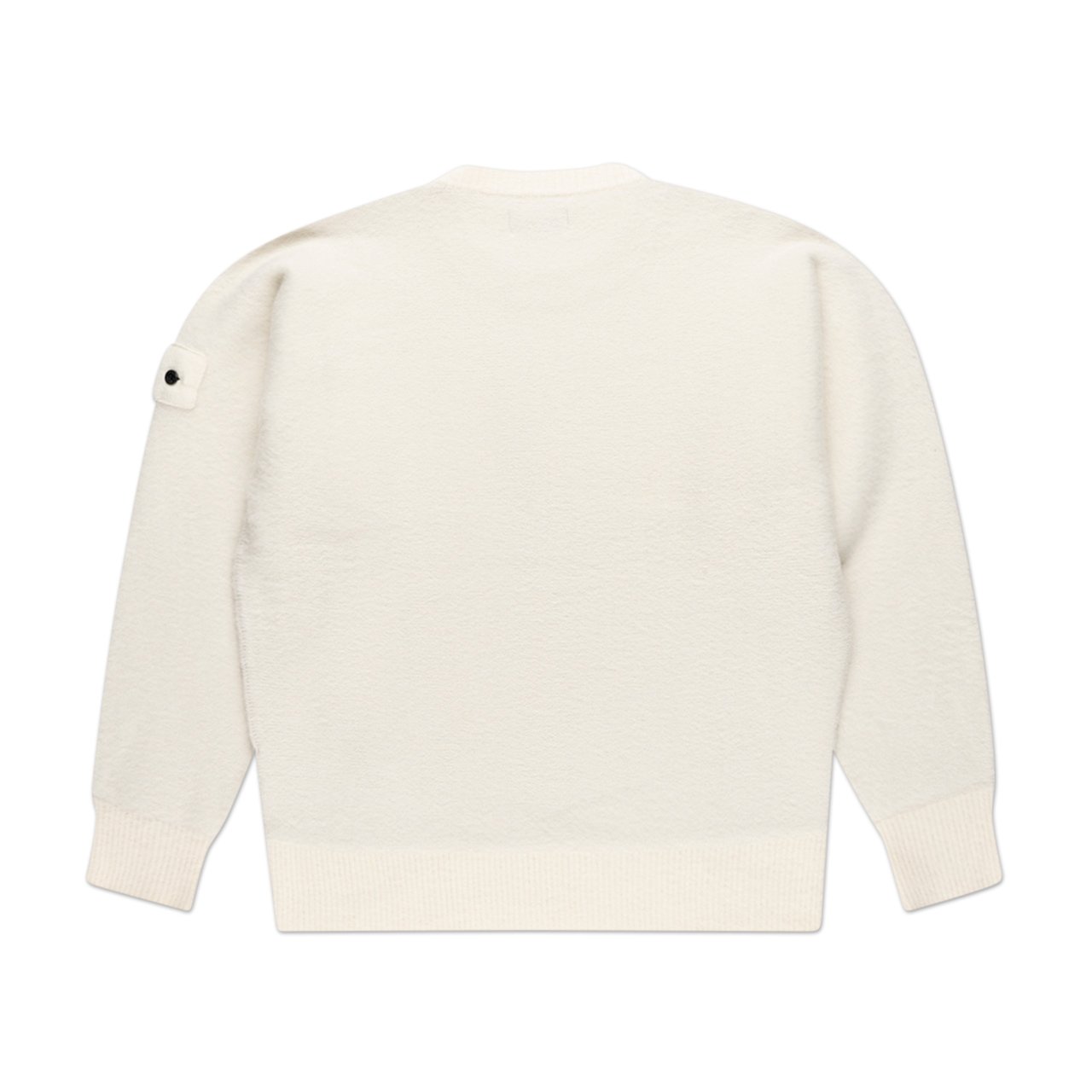 stone island shadow project stone island shadow project seamless hand gauzed sweatshirt (ivory)