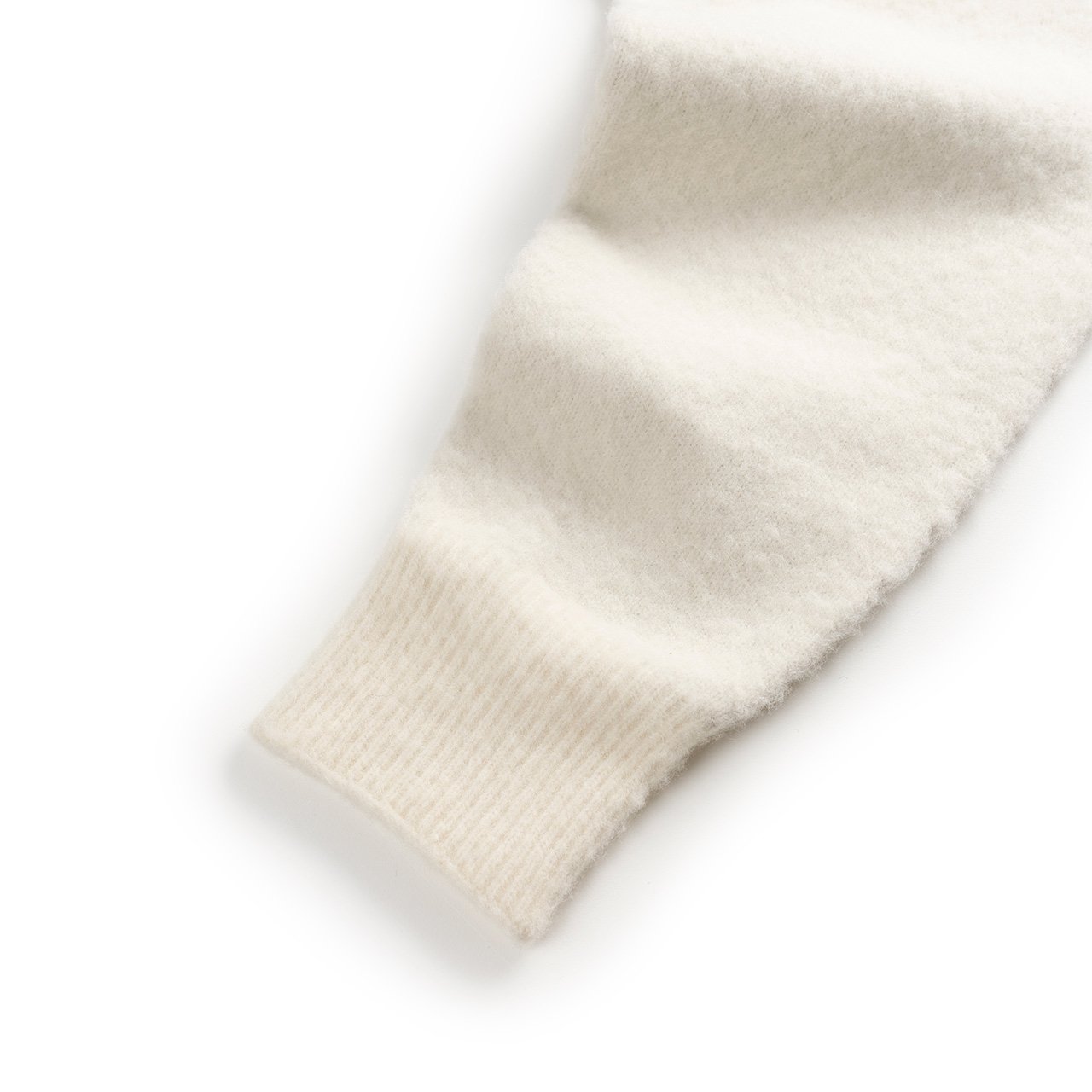 stone island shadow project stone island shadow project seamless hand gauzed sweatshirt (ivory)