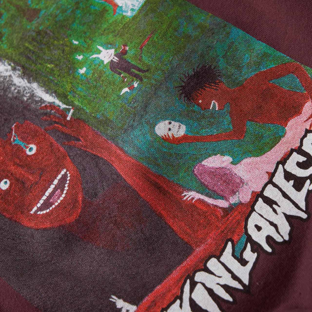 fucking awesome fucking awesome society t-shirt (maroon)