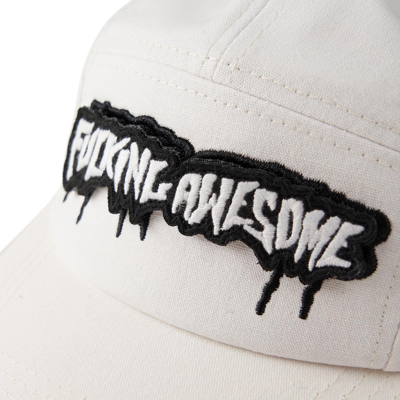 fucking awesome fucking awesome velcro volley strapback (cream) P709789