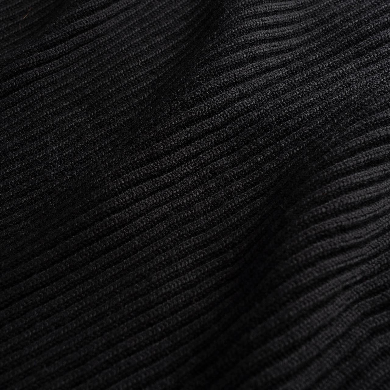 stone island stone island ribbed knit sweater (black)