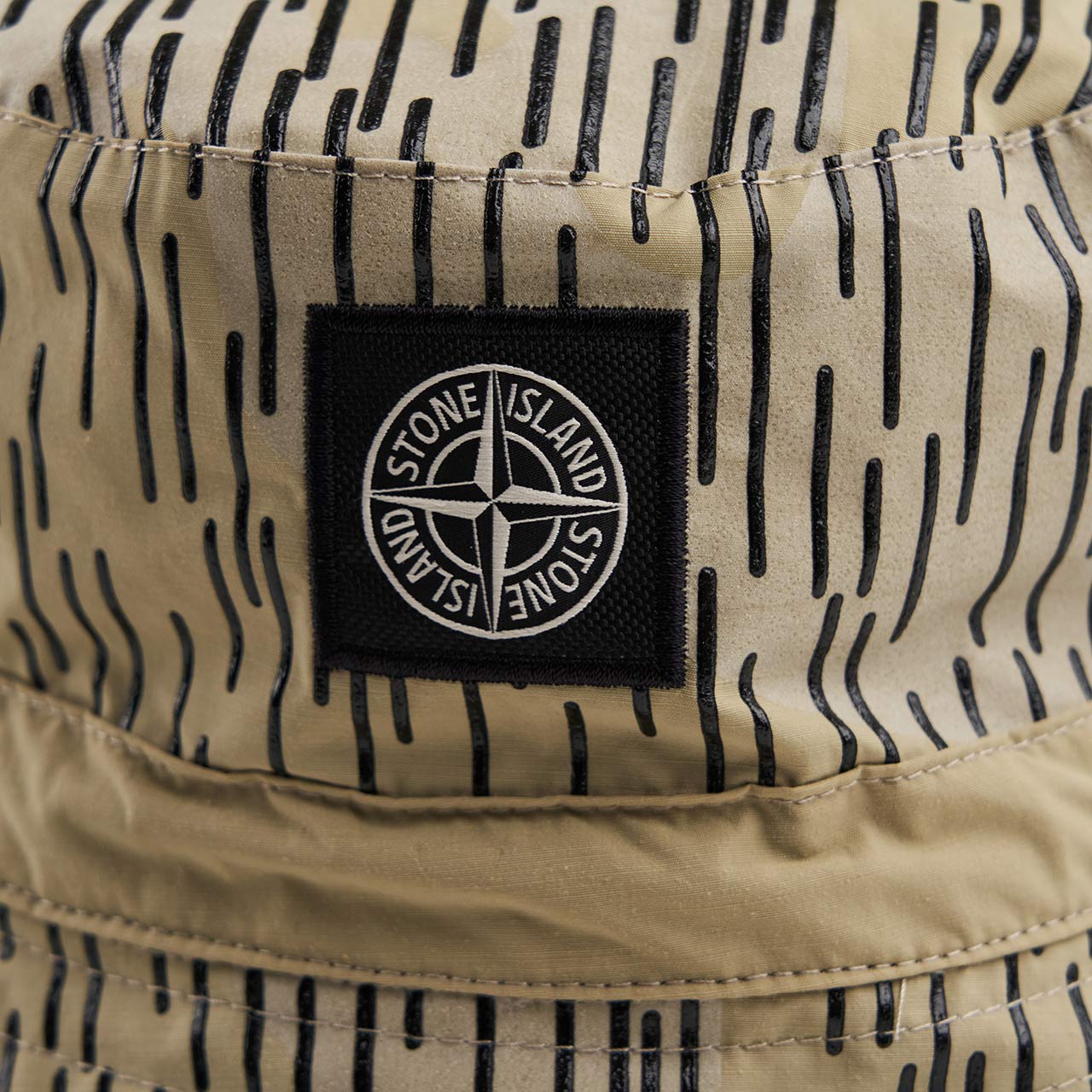 stone island stone island packable bucket hat (rain camo)