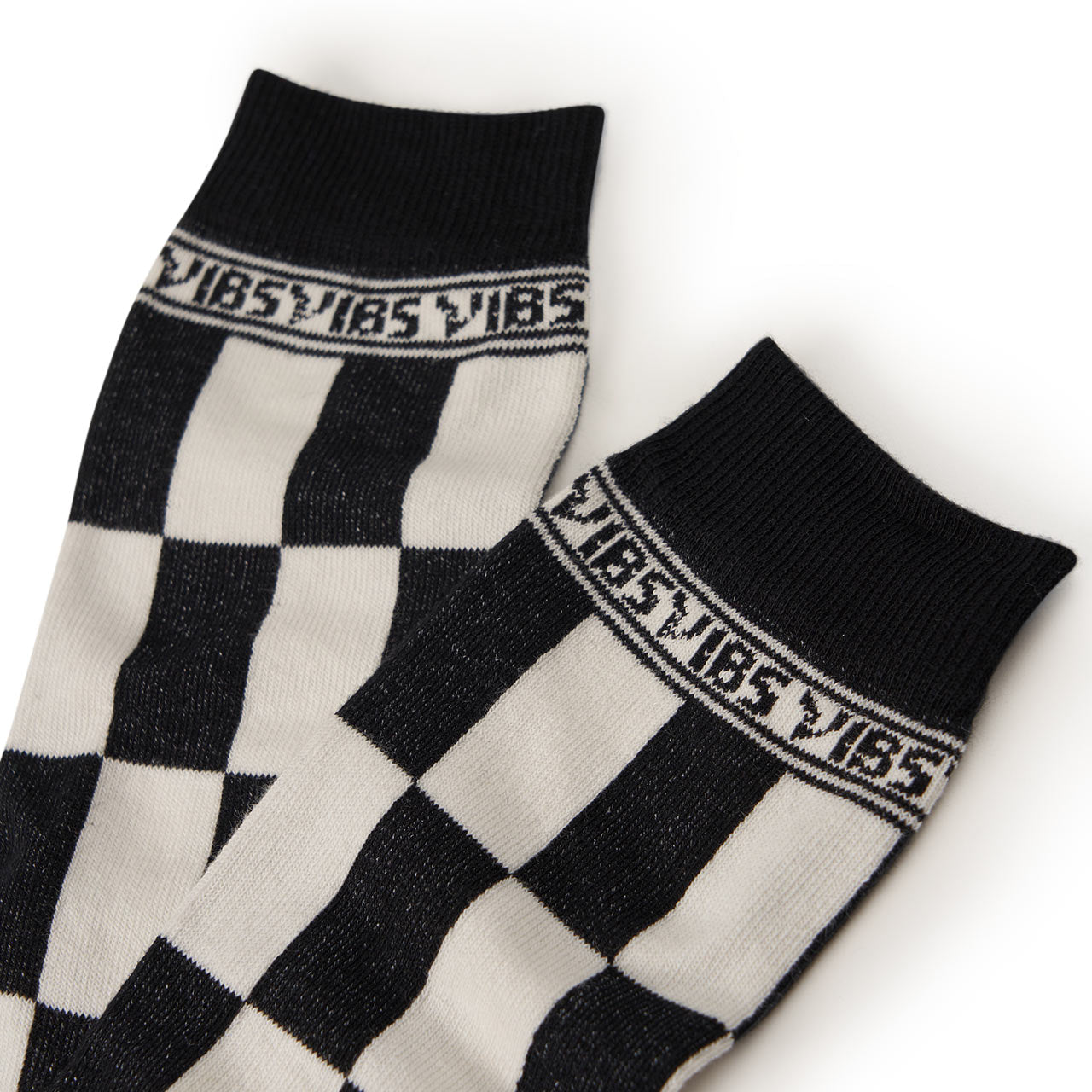 henrik vibskov henrik vibskov porcelain chess socks (black / white) SS22-S913