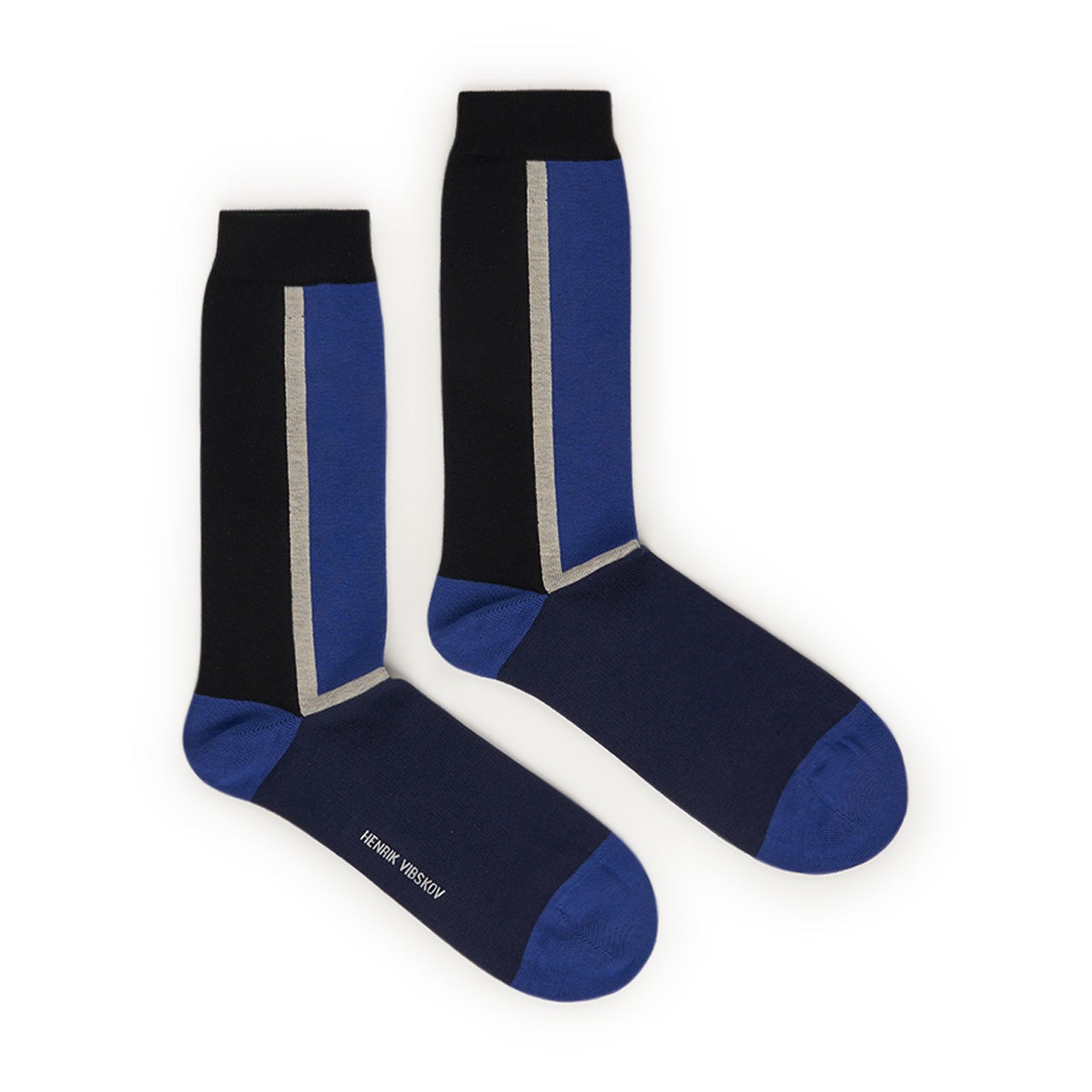 henrik vibskov henrik vibskov color block socks (navy) SS22-S908