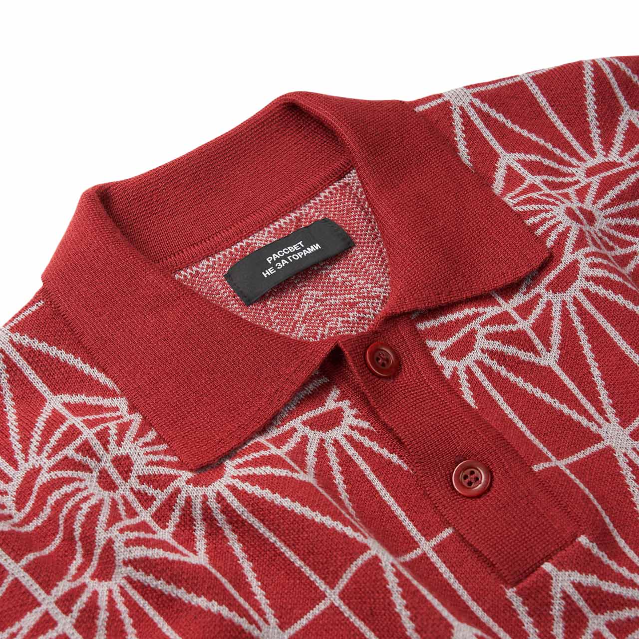 rassvet rassvet pocket sweater knit (red)