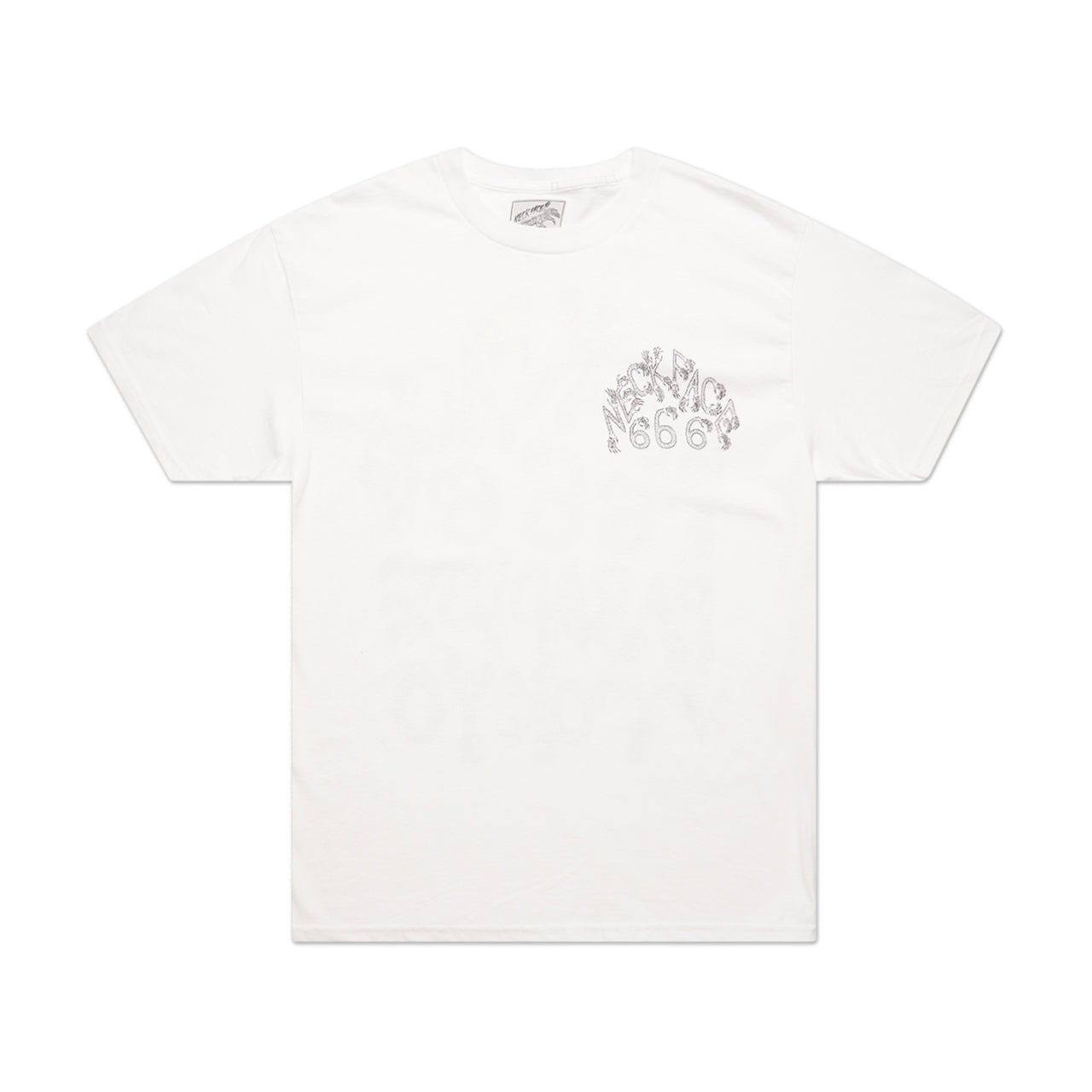 wacko maria wacko maria 'neck face' crewneck t-shirt (white)
