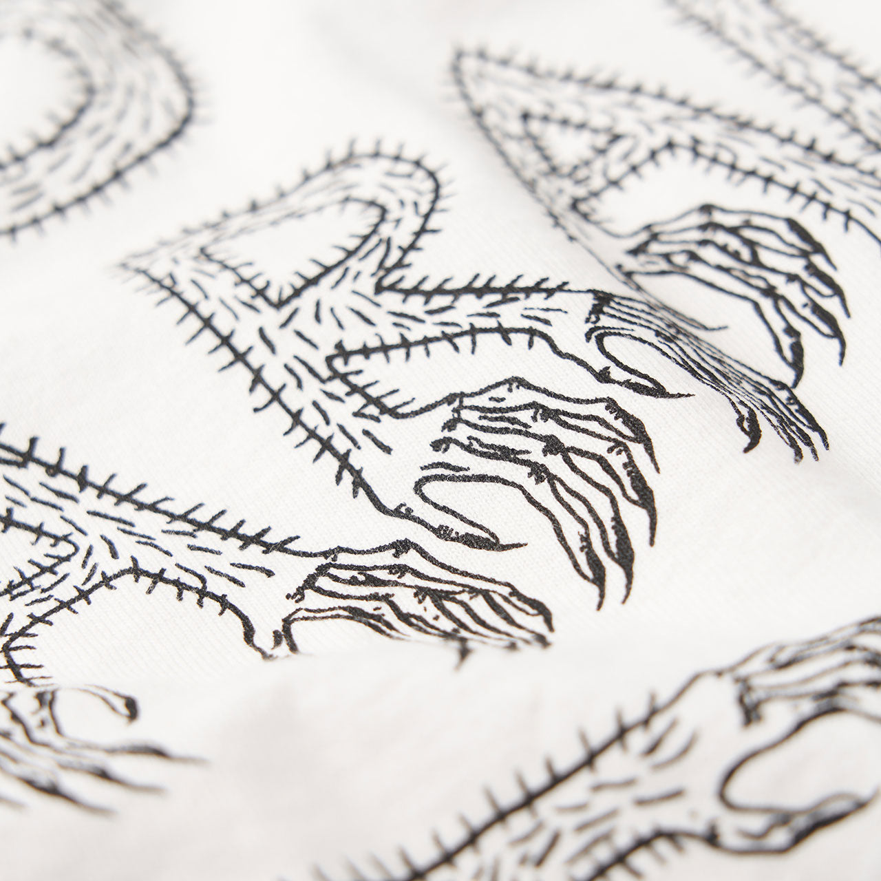 wacko maria wacko maria 'neck face' crewneck t-shirt (white)