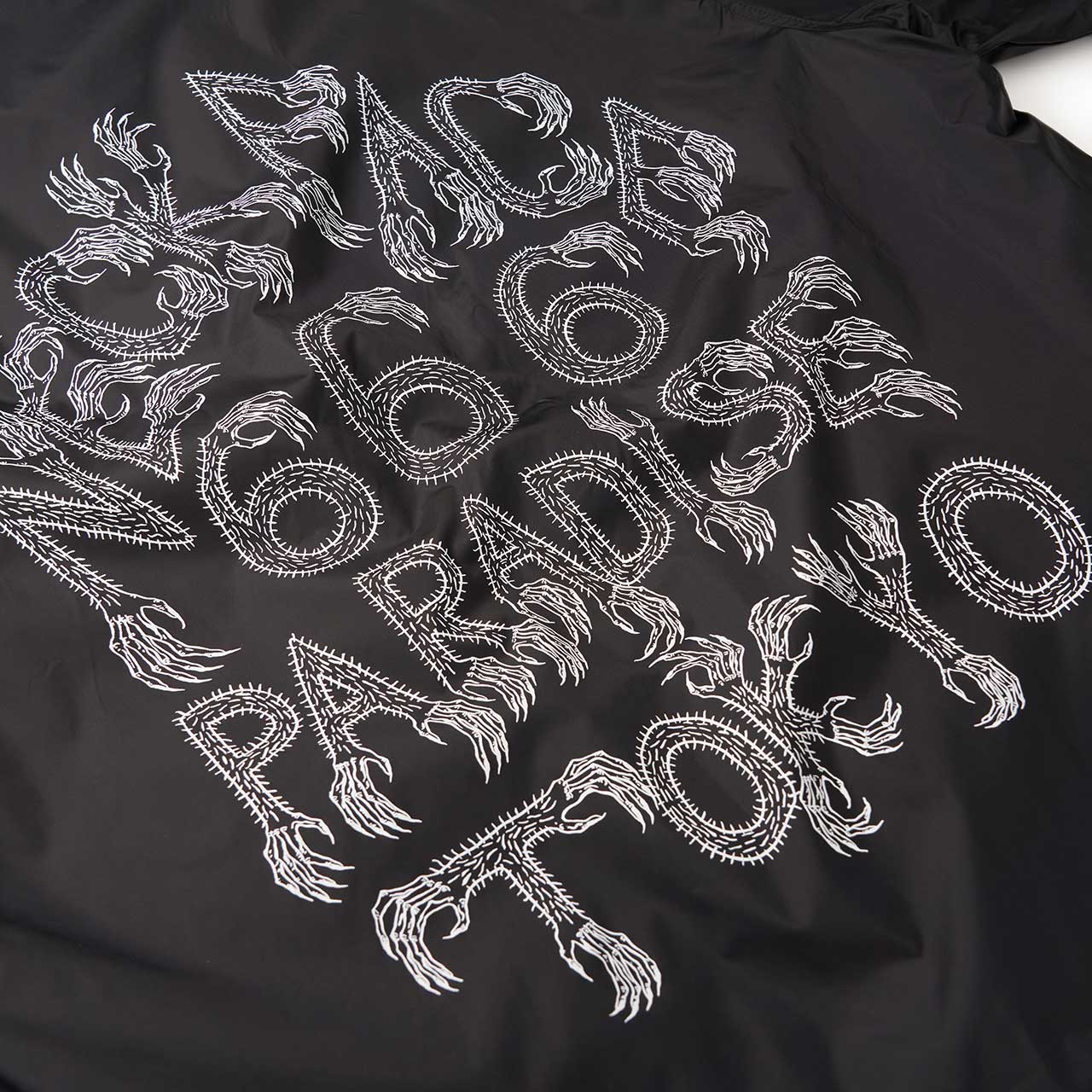 wacko maria wacko maria 'neck face' coach jacket (black)