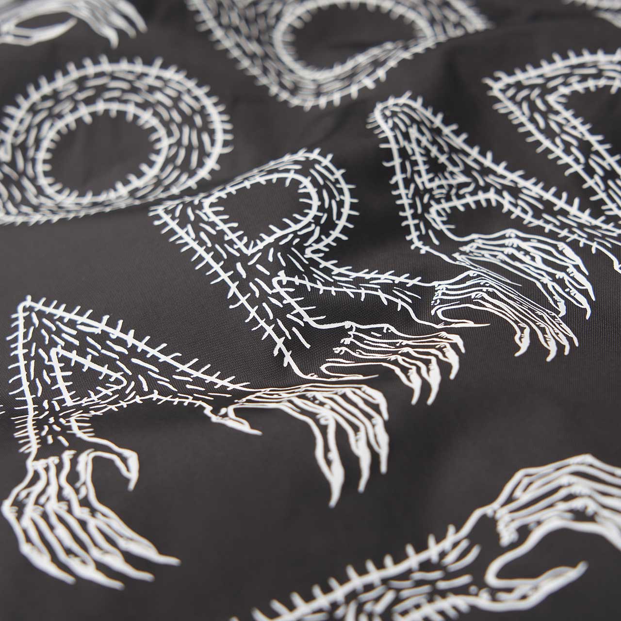 wacko maria wacko maria 'neck face' coach jacket (black)