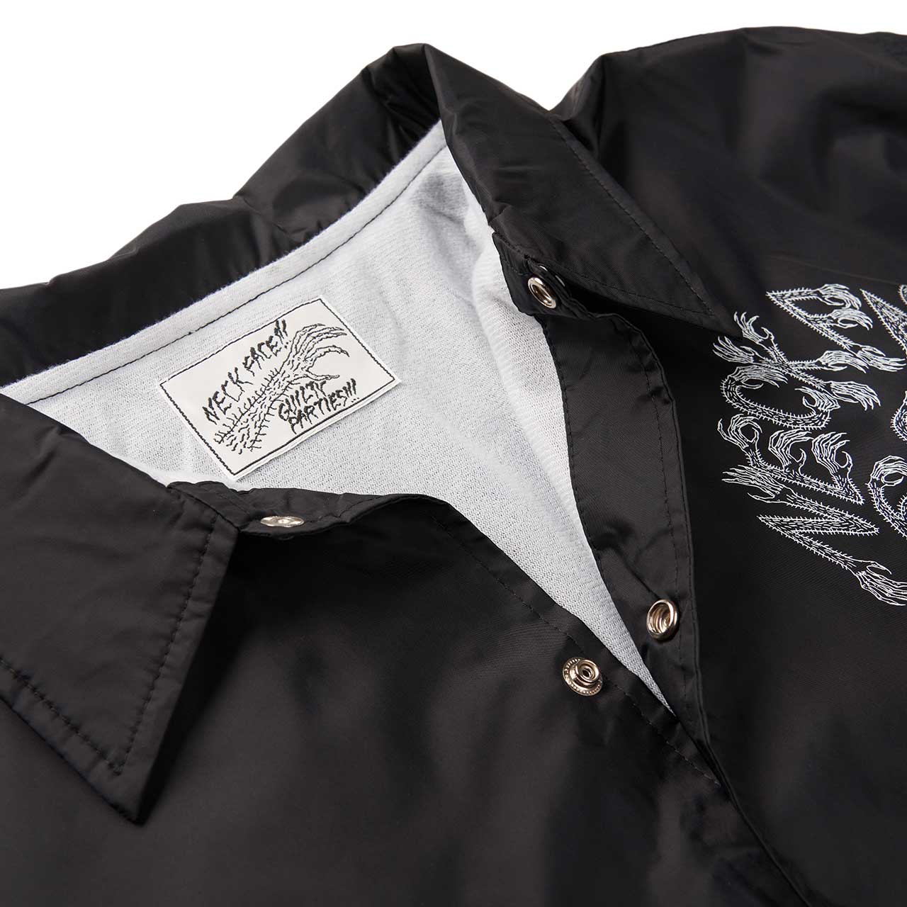 wacko maria wacko maria 'neck face' coach jacket (black)