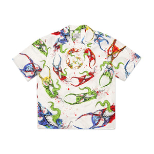 wacko maria wacko maria 'neck face' hawaiian shirt (type-3)