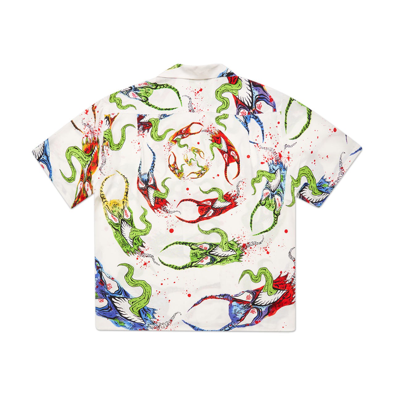 wacko maria wacko maria 'neck face' hawaiian shirt (type-3)