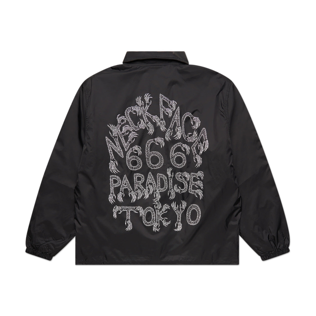 wacko maria wacko maria 'neck face' coach jacket (black)