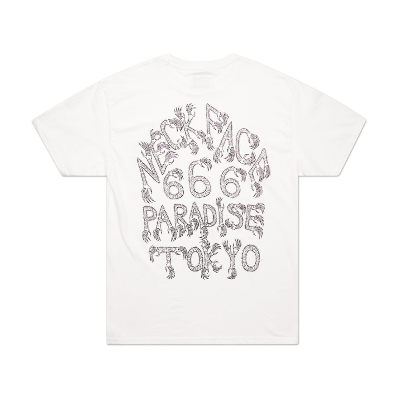 wacko maria wacko maria 'neck face' crewneck t-shirt (white)