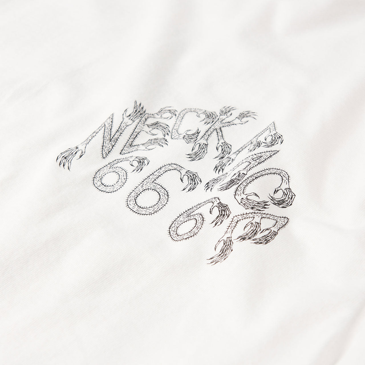 wacko maria wacko maria 'neck face' crewneck t-shirt (white)