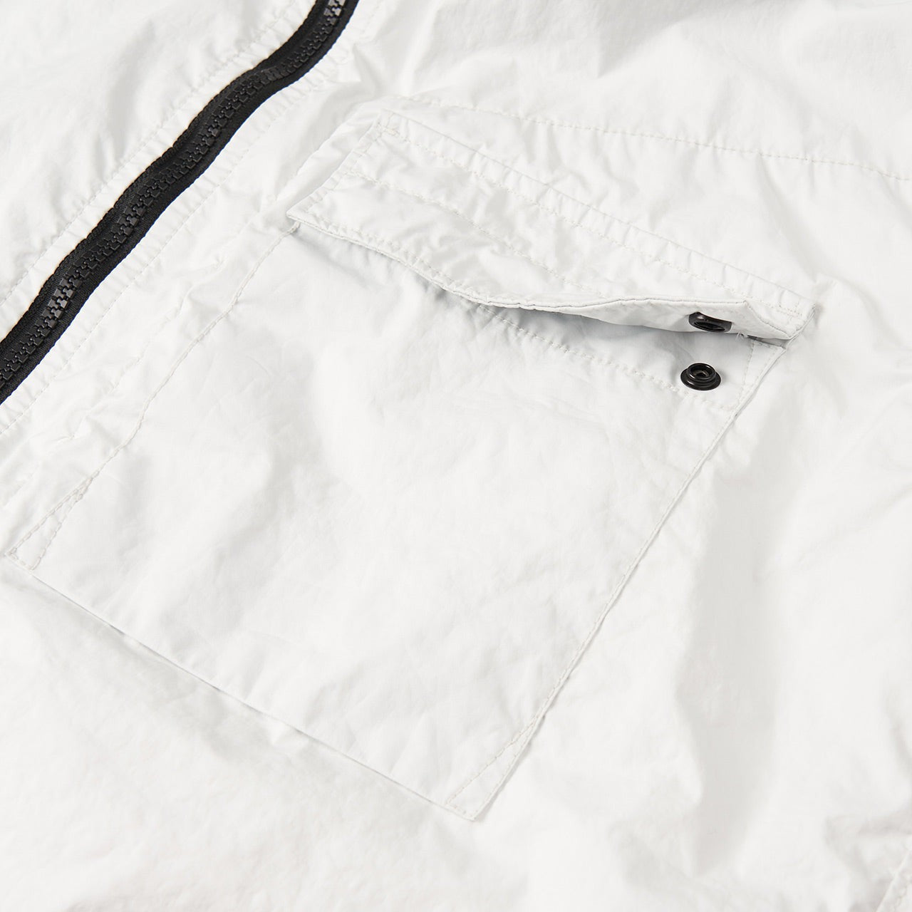 stone island stone island light zip jacket (ice blue)