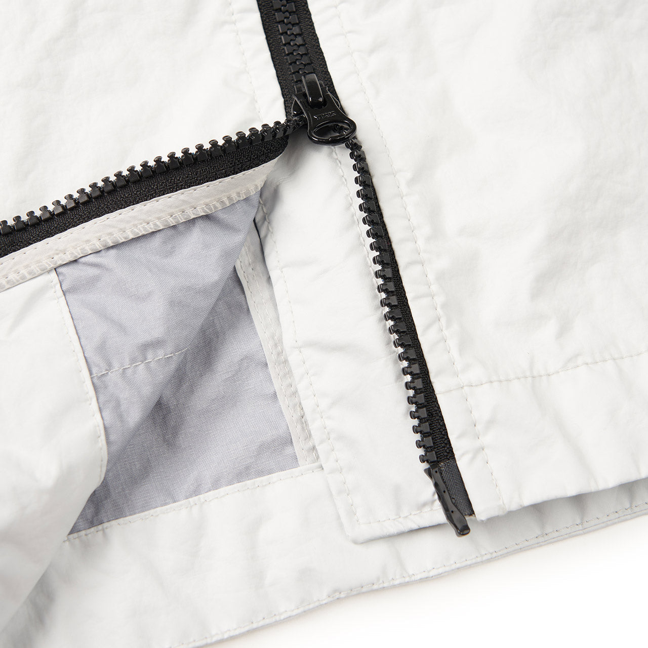 stone island stone island light zip jacket (ice blue)