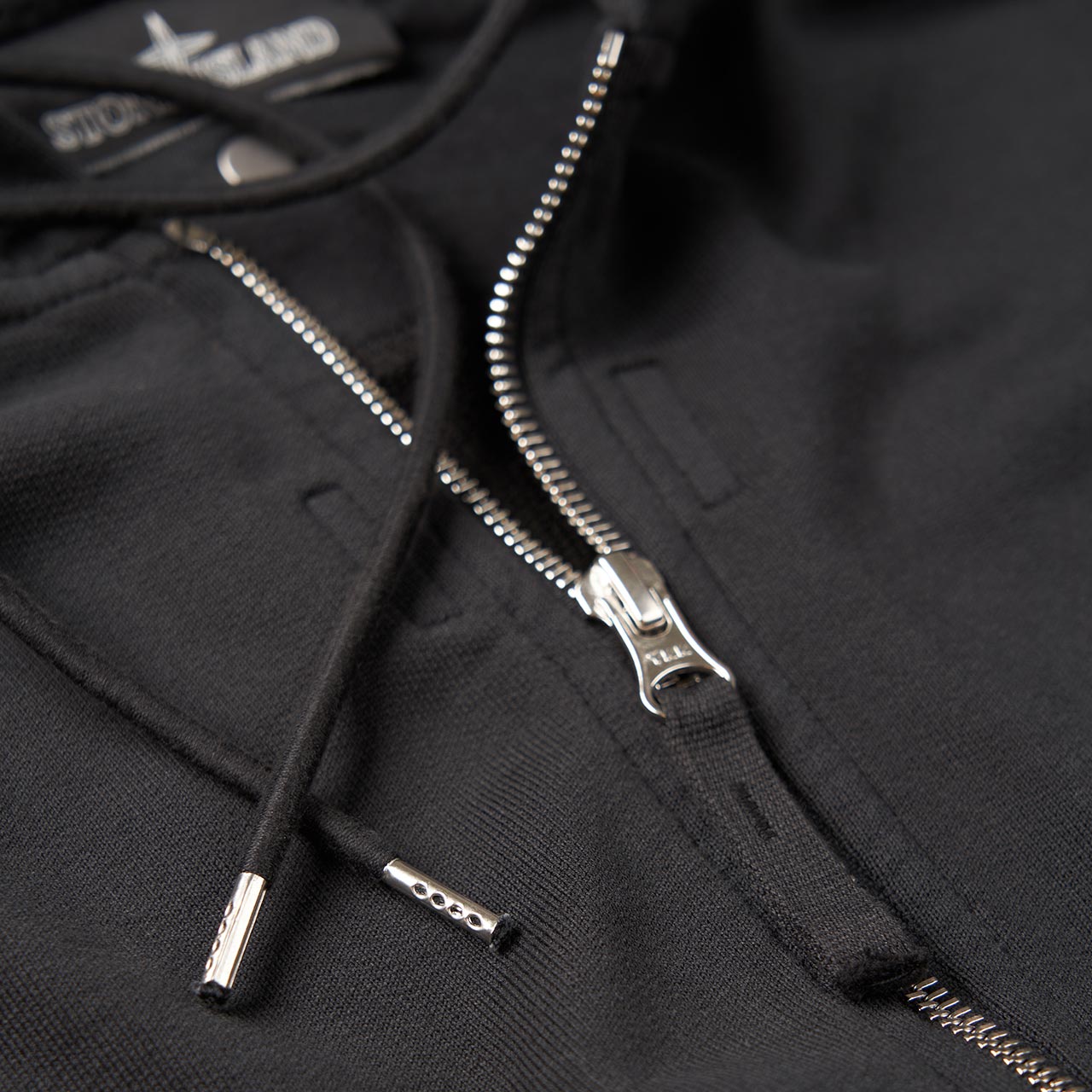 stone island shadow project stone island shadow project mesh panel hoodie (black)