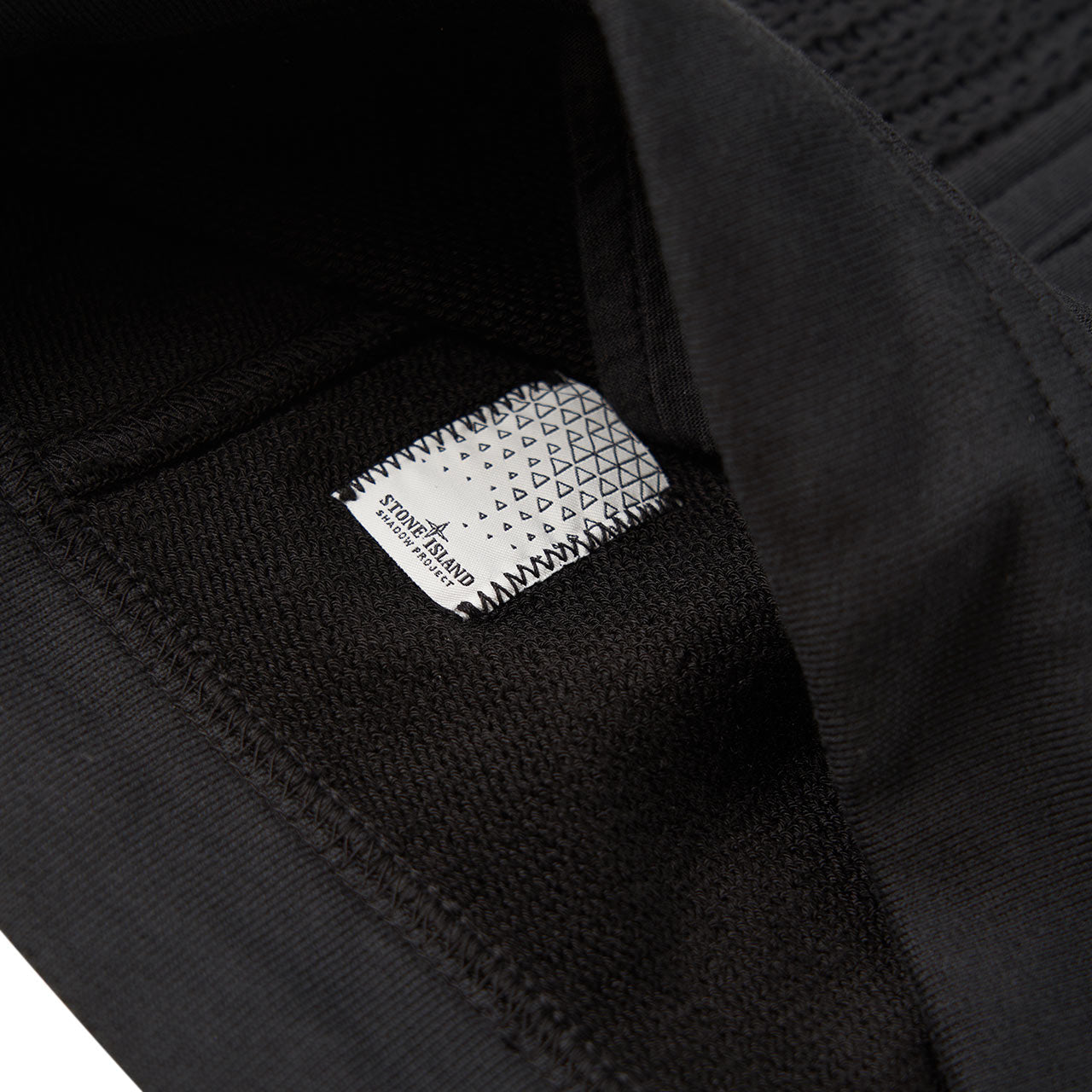 stone island shadow project stone island shadow project mesh panel hoodie (black)