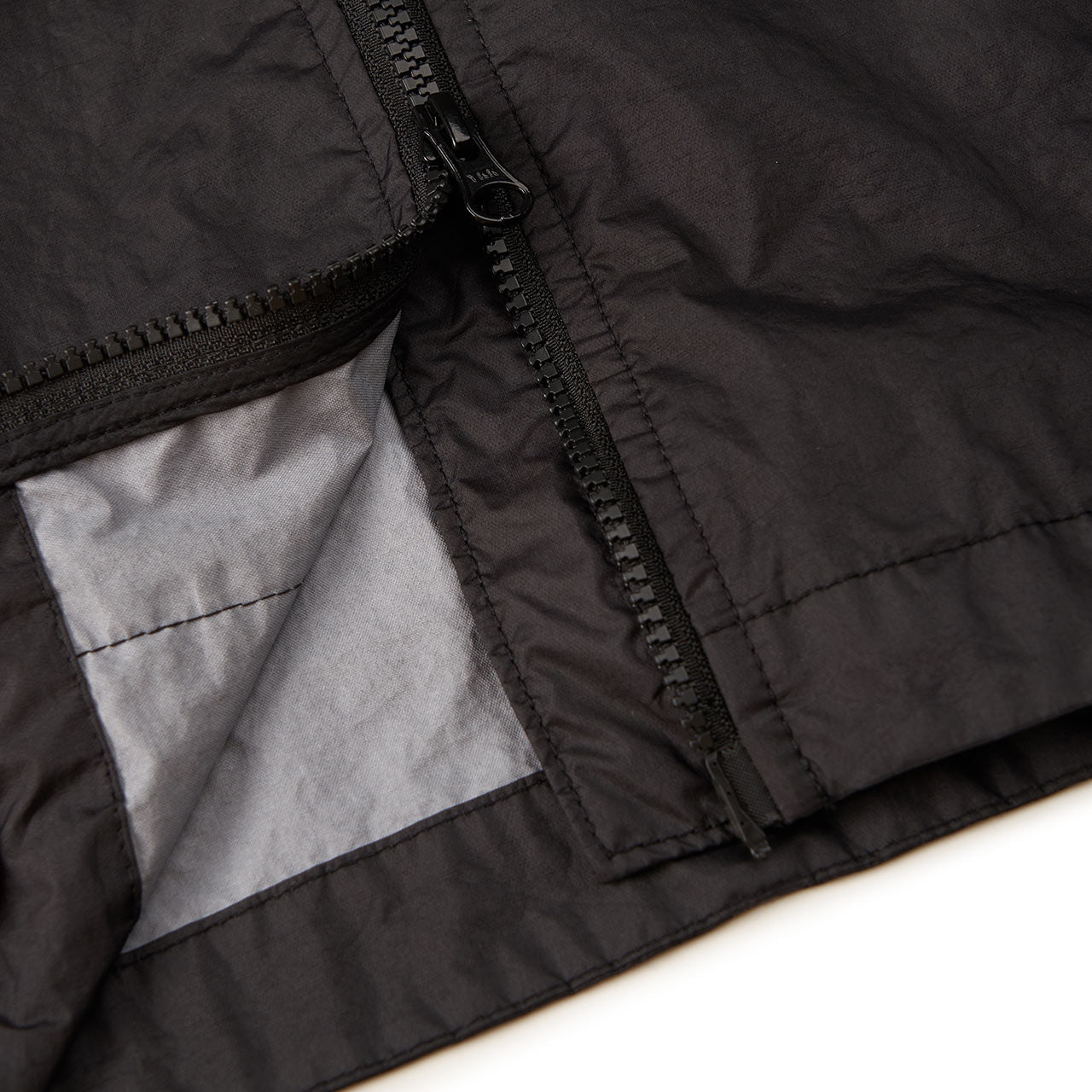 stone island stone island light zip jacket (black)