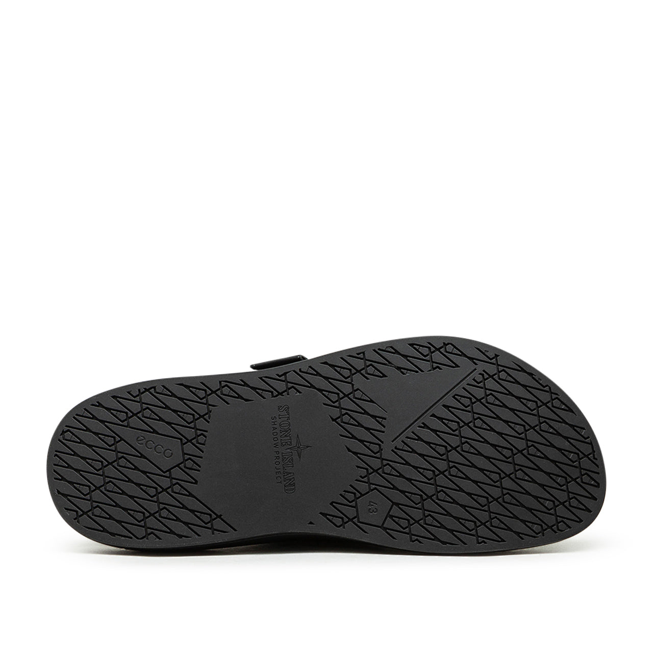 stone island shadow project stone island shadow project x ecco sandal (black)