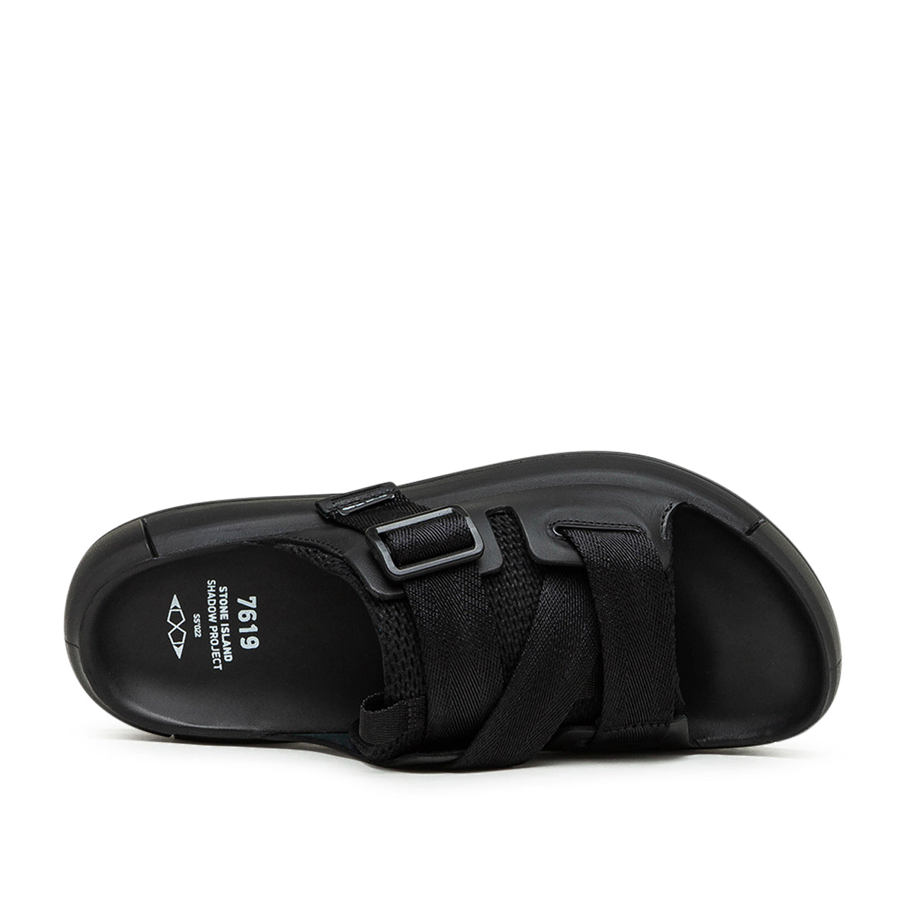 stone island shadow project stone island shadow project x ecco sandal (black)