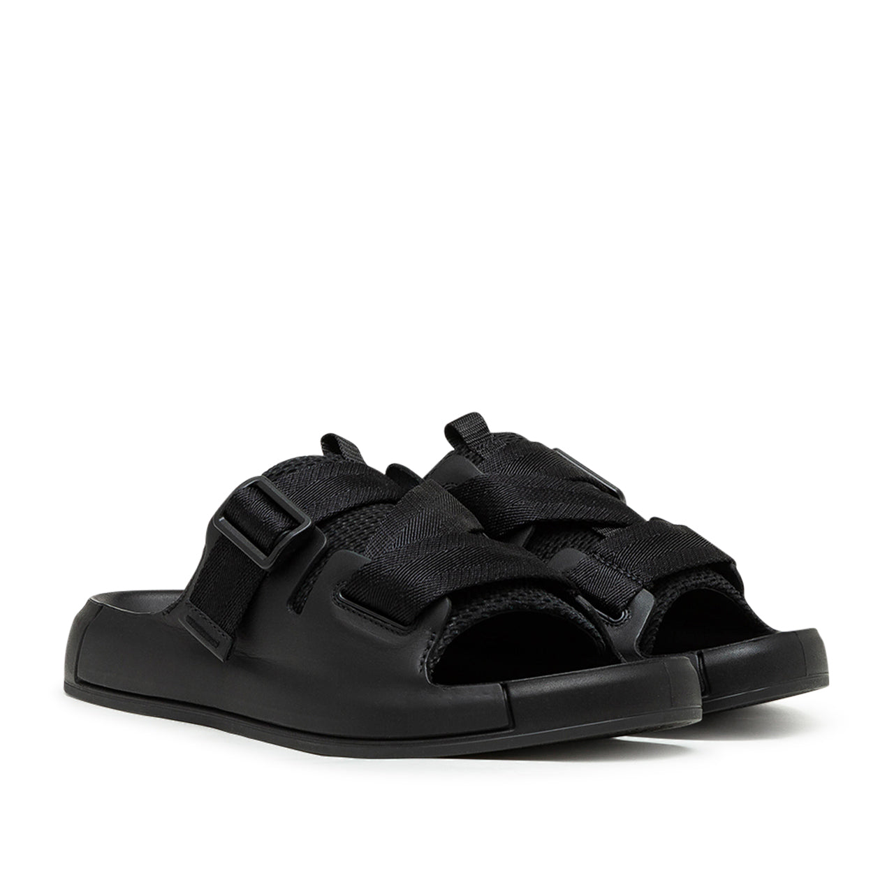 stone island shadow project stone island shadow project x ecco sandal (black)