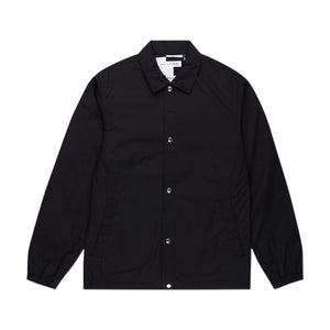 comme des garçons shirt comme des garçons shirt woven coach jacket (black)