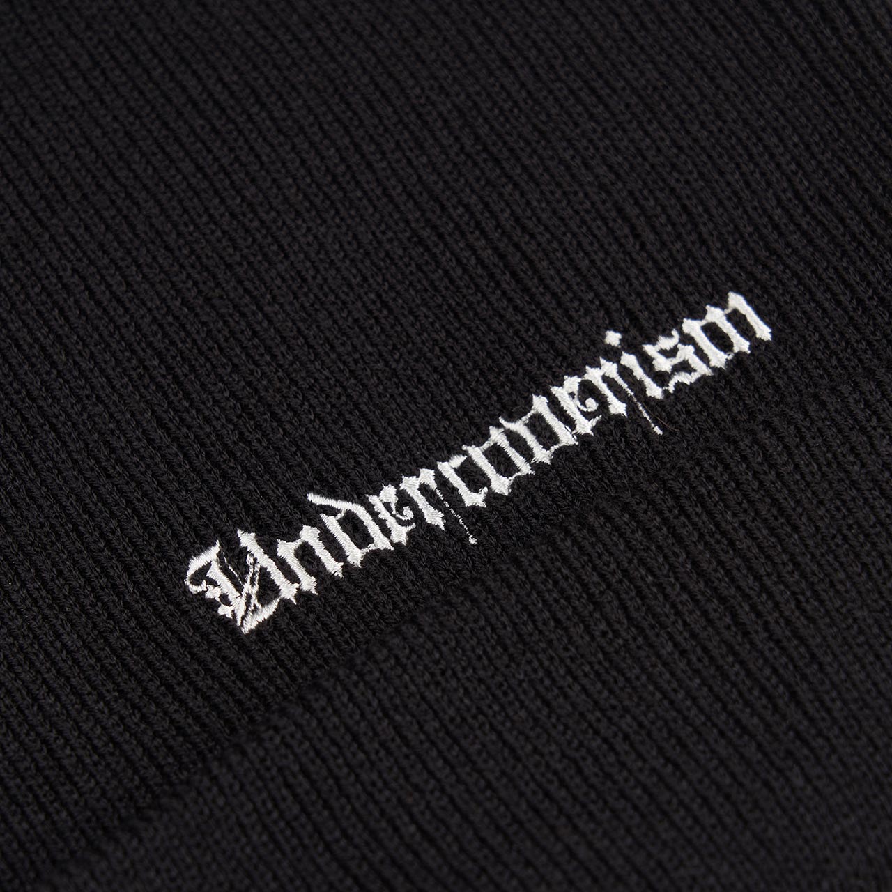undercover logo beanie (black) | a.plus