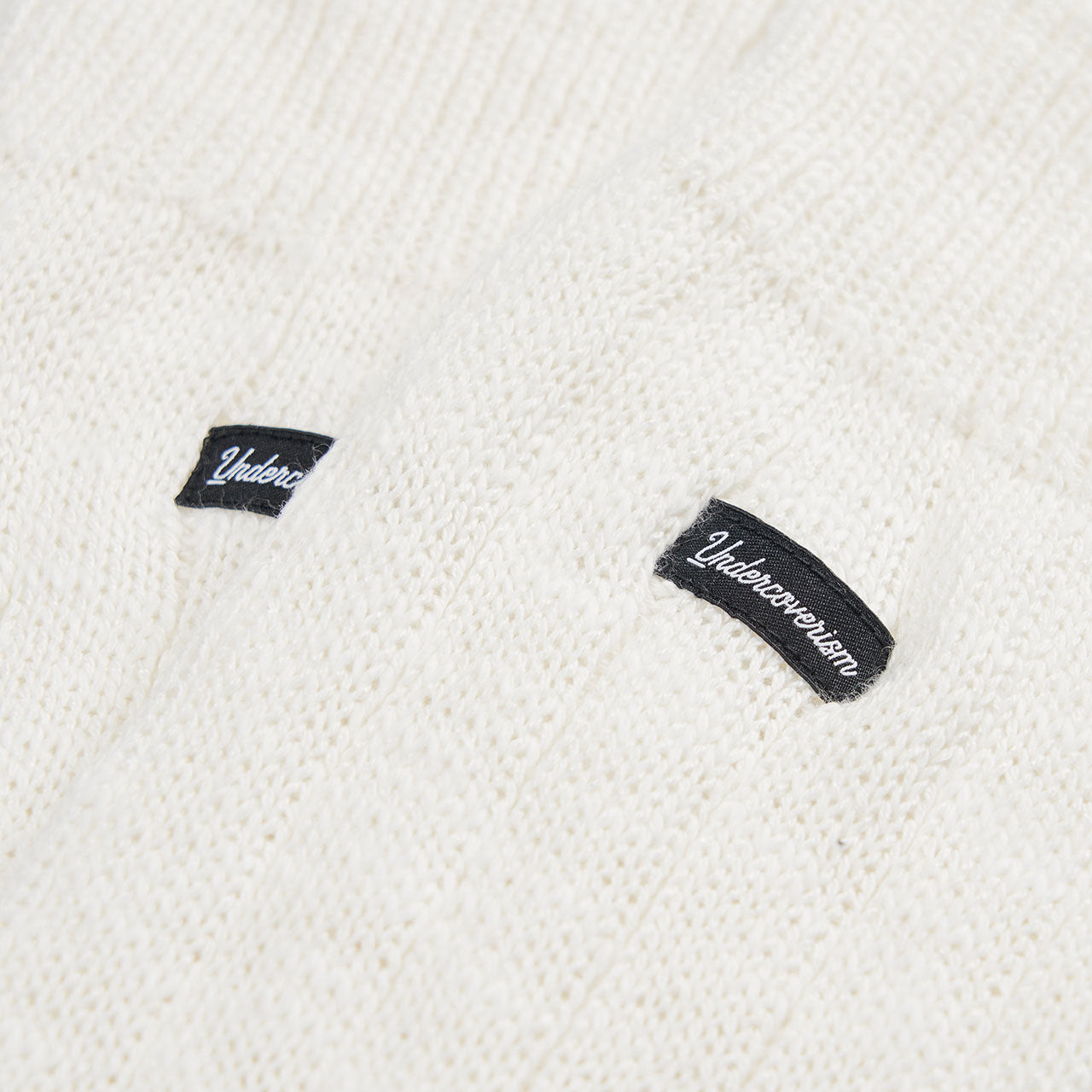 undercover undercover logo patch socks (cream) UI1B4L02